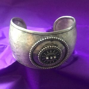 Beautiful silver cuff bracelet